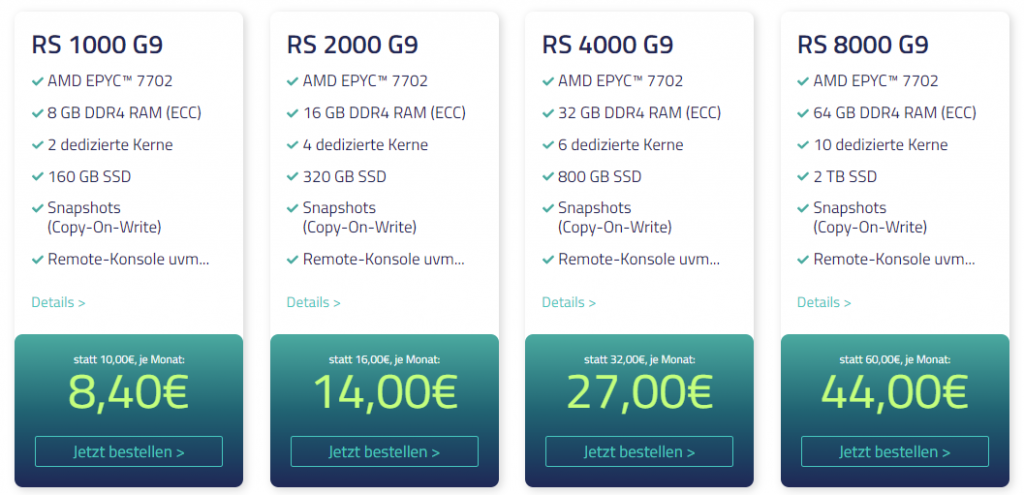 Netcup Root-Server Angebote