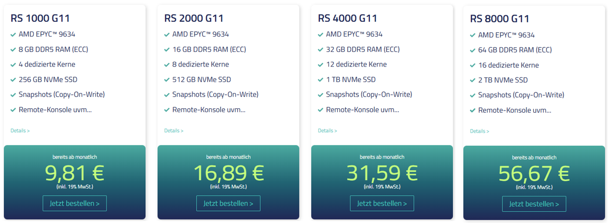 Netcup Root-Server Angebote Netcup Root-Server Angebote